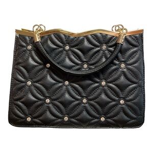 •Women’s Grossi Elegant Black Embellished Handbag